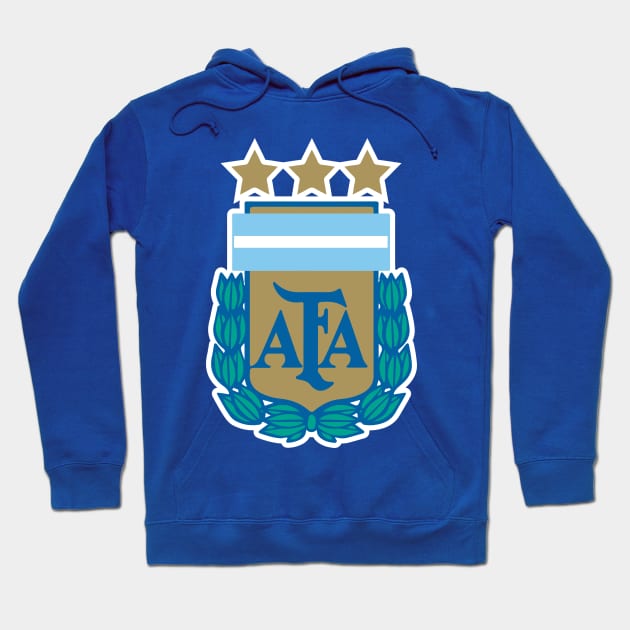 Argentina Campeon Qatar 2022, AFA world cup champion, tercera estrella Hoodie by laverdeden